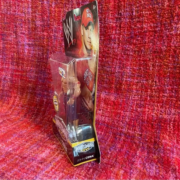 Wrestlemania XXVII John Cena Action Figure 2011 Atlanta NIB Toys R Us VINTAGE - Picture 6 of 11